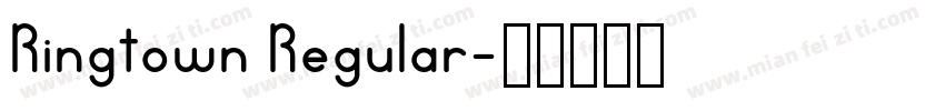 Ringtown Regular字体转换